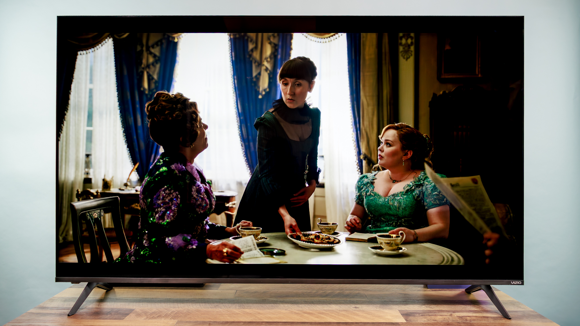 Vizio Mini LED Quantum 4K Smart TV on a table