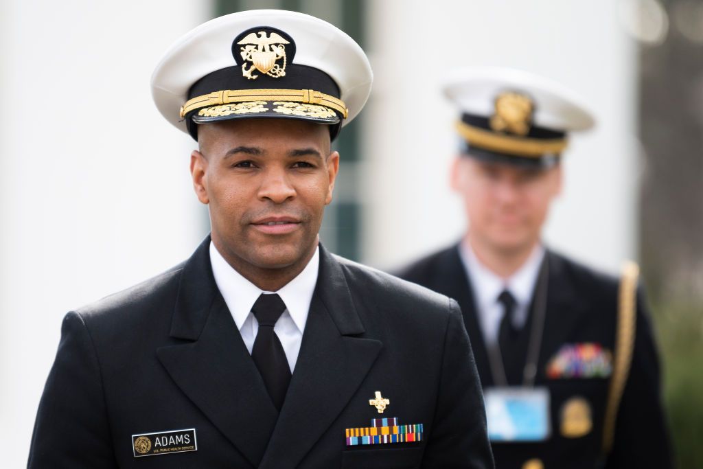 Surgeon General Jerome Adams.