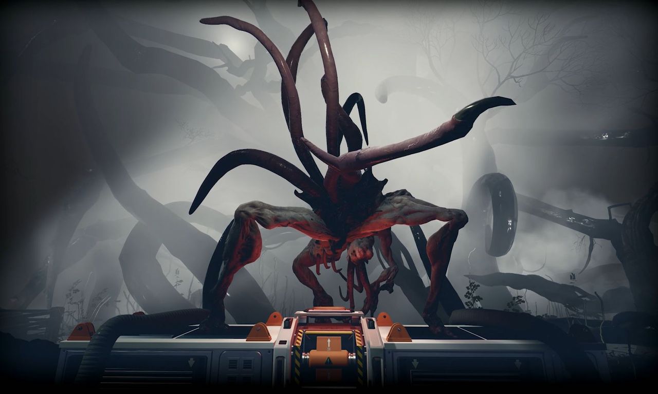 The "Thing In The Mist" may jump out at you when attempting to turn a switch outside the base.