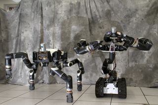 Robots RoboSimian and Surrogate
