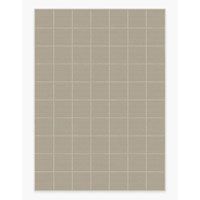 Ruggable checkered gray rug