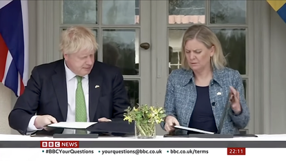 Boris Johnson, Magdalena Andersson