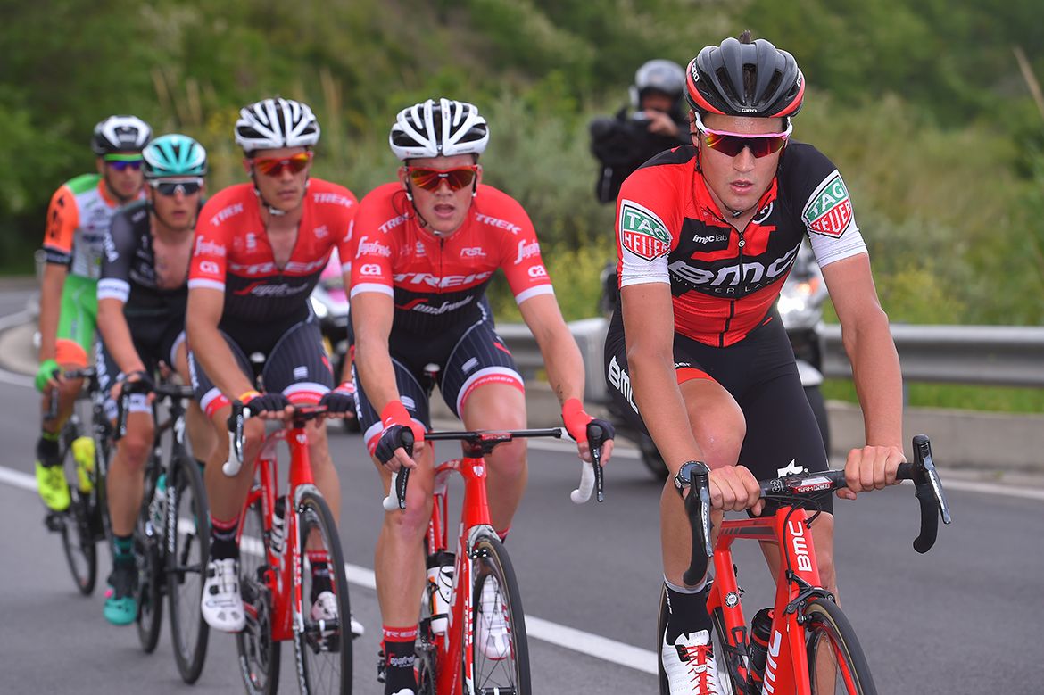 Silvan Dillier (BMC) made it into the breakaway