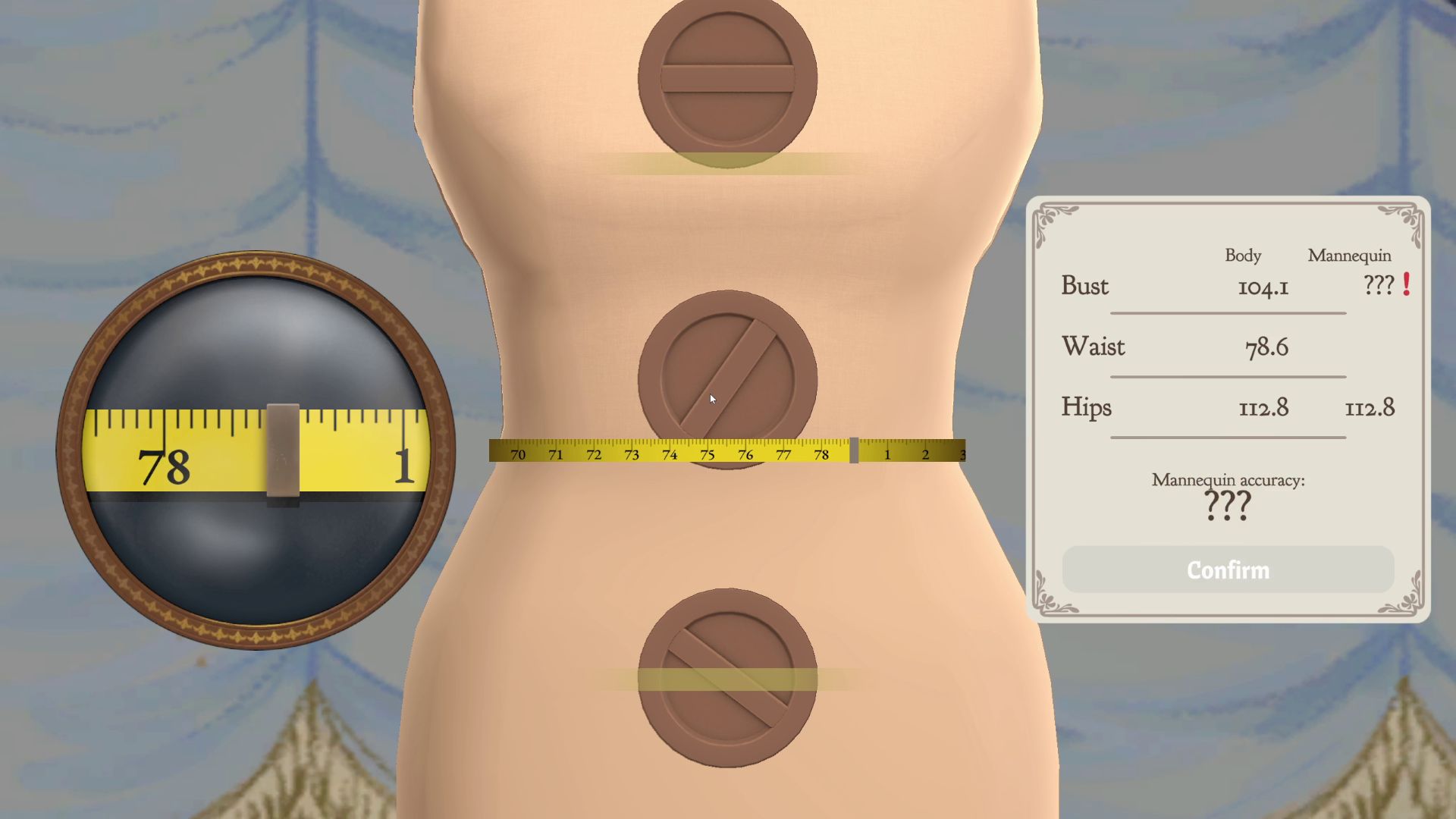 Dressmaker - Adjusting the dress form based on client requests