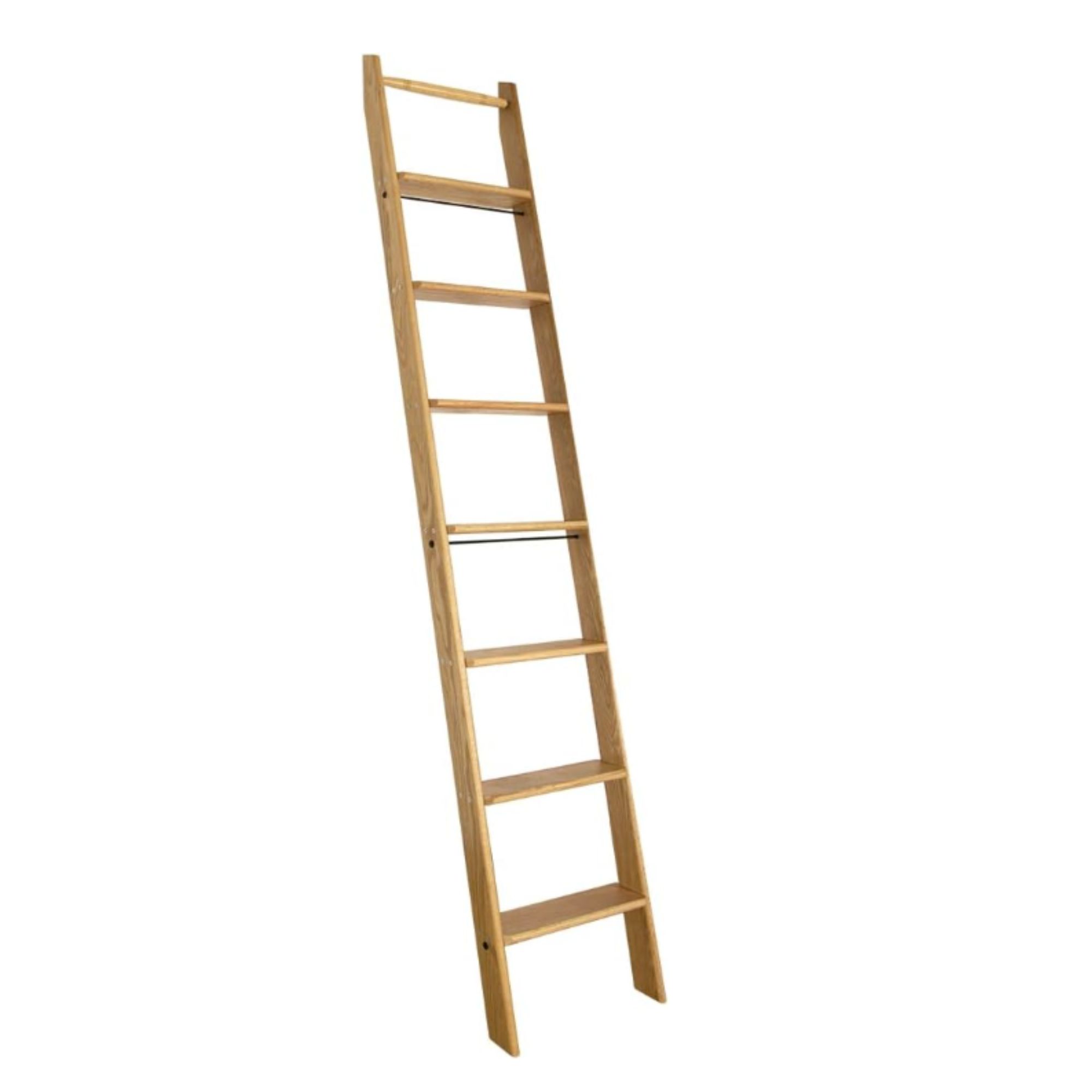 oak library ladder
