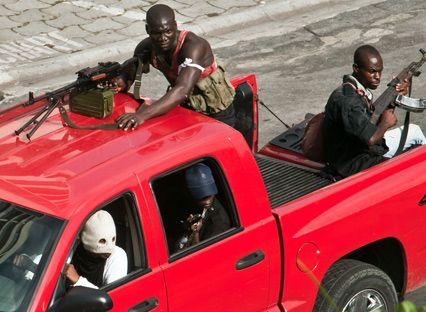 Ivory Coast civil war gunmen in Abidjan