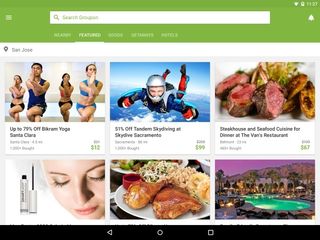 Groupon (Android, iOS)