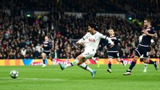 Son Heung-min scored twice in Tottenham’s 5-0 win over Red Star Belgrade