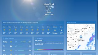 Weather app on macOS 13 Ventura