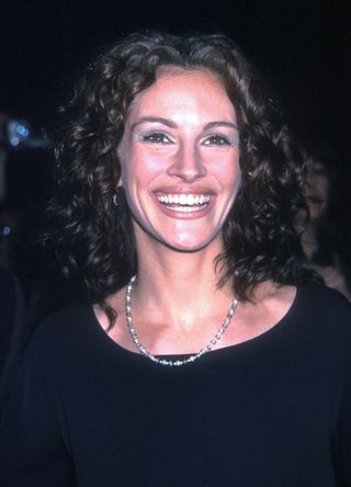 Julia Roberts at the premiere of Notting Hill.