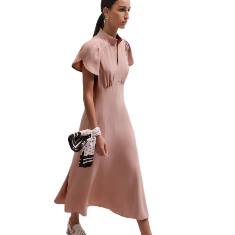 ME+EM, Topstitch Midi Dress