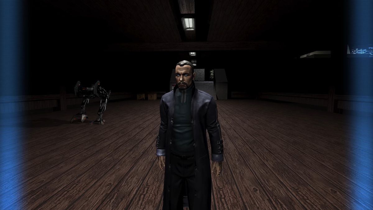 Paul Denton looking weirdly skeletal in HD.