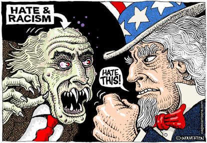 U.S. racism Uncle Sam hate crimes hate speech