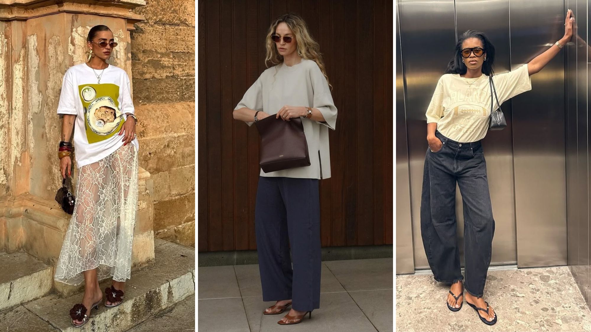 How to style an oversized t-shirt