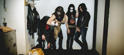 Cast members of Lords of Chaos.