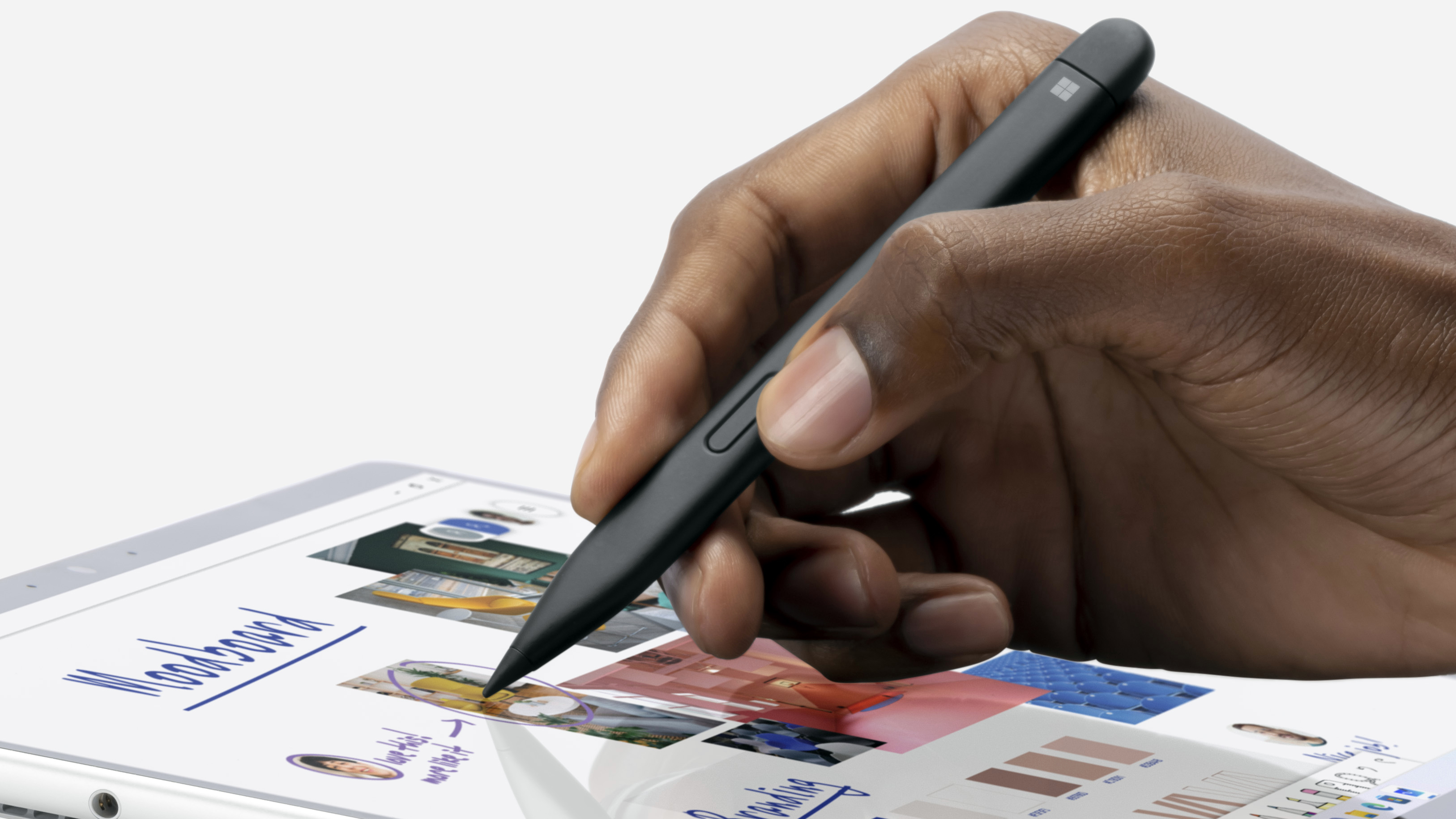 Surface Slim Pen 2 in use on a Surface device