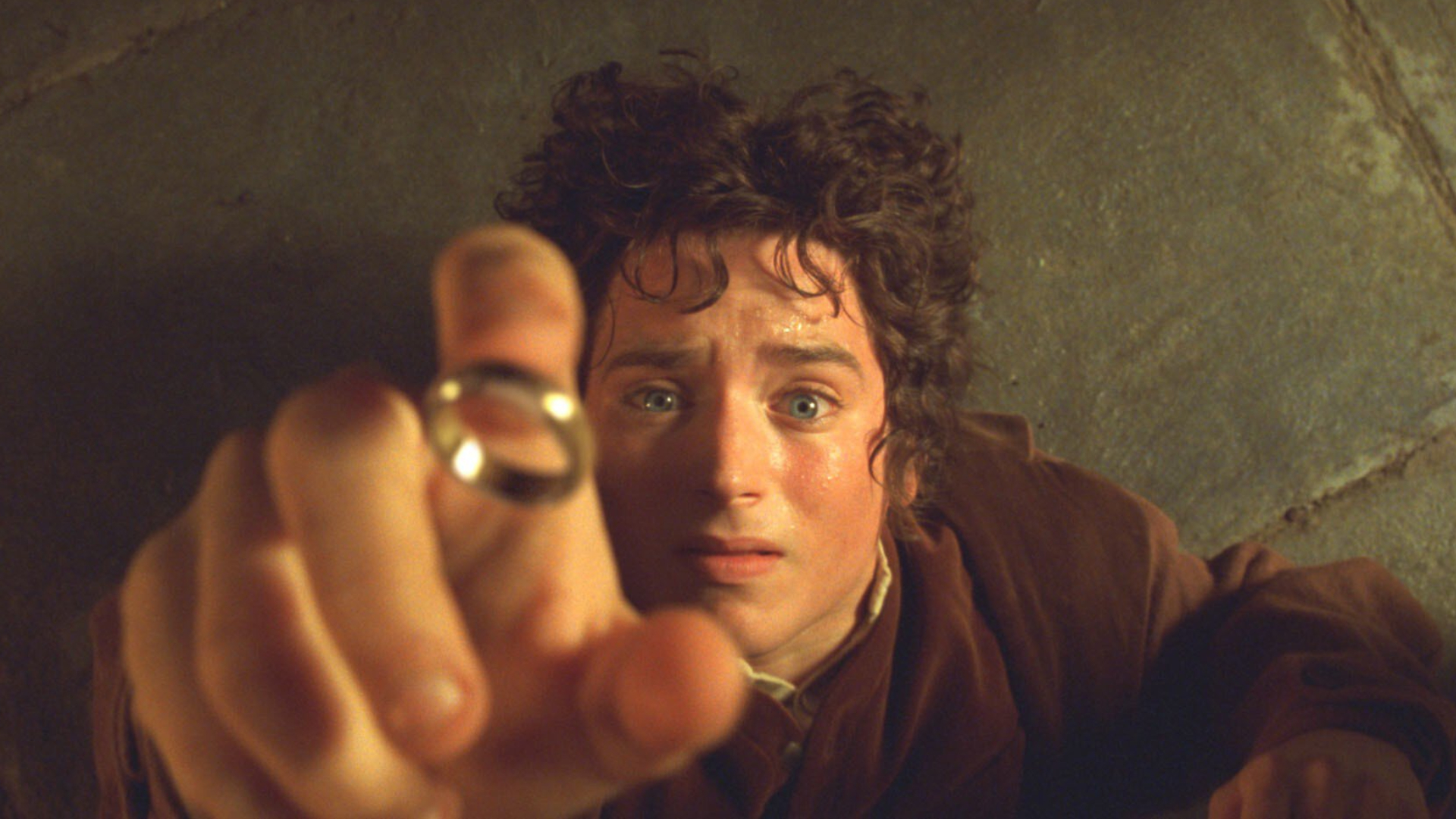 Elijah Wood as Frodo Baggins in The Lord of the Rings: The Fellowship of the Ring