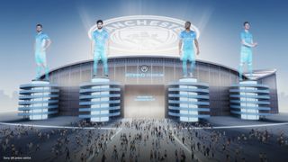 A 3D model of Manchester City's football stadium for the metaverse