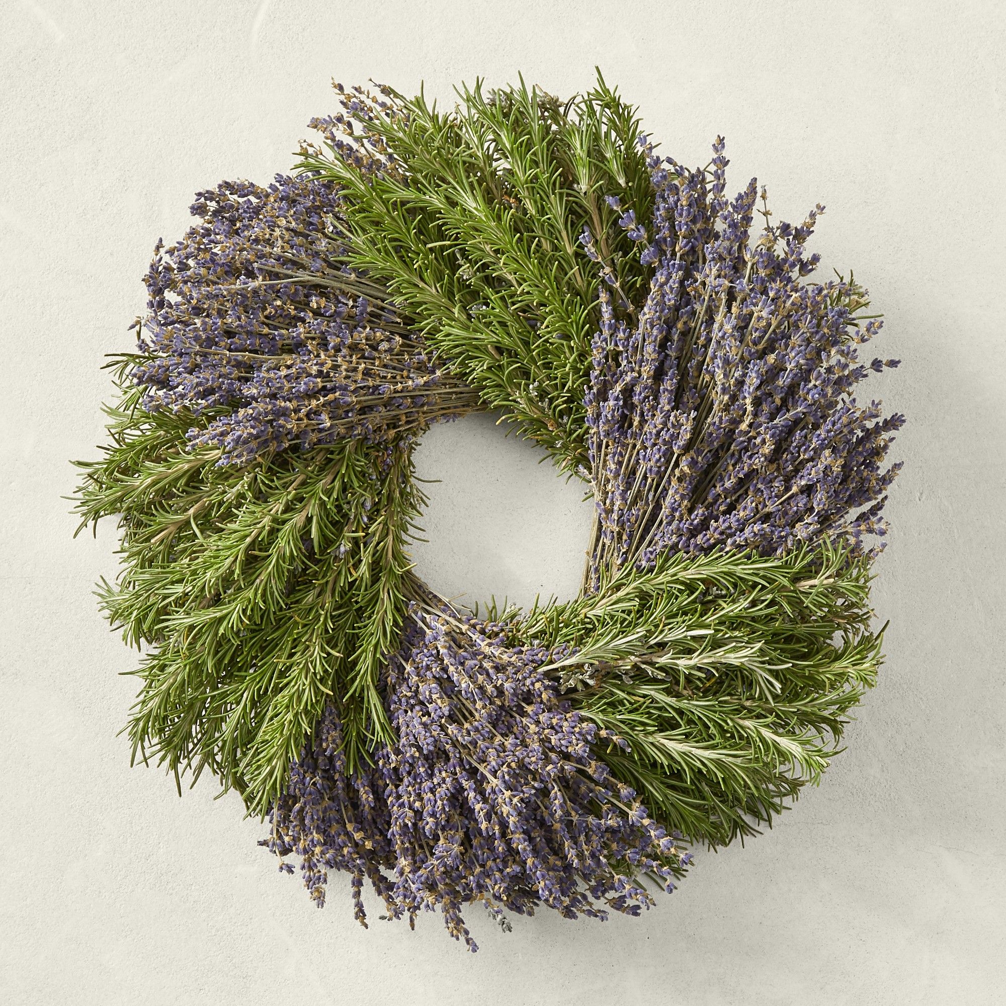 Rosemary and lavender wreath