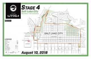 2018 Tour of Utah map for stage 4