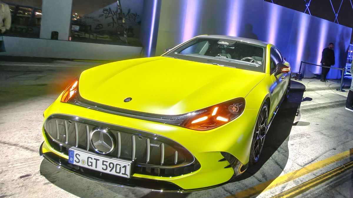 Mercedes-AMG GT 4-Door Coupe test drive.