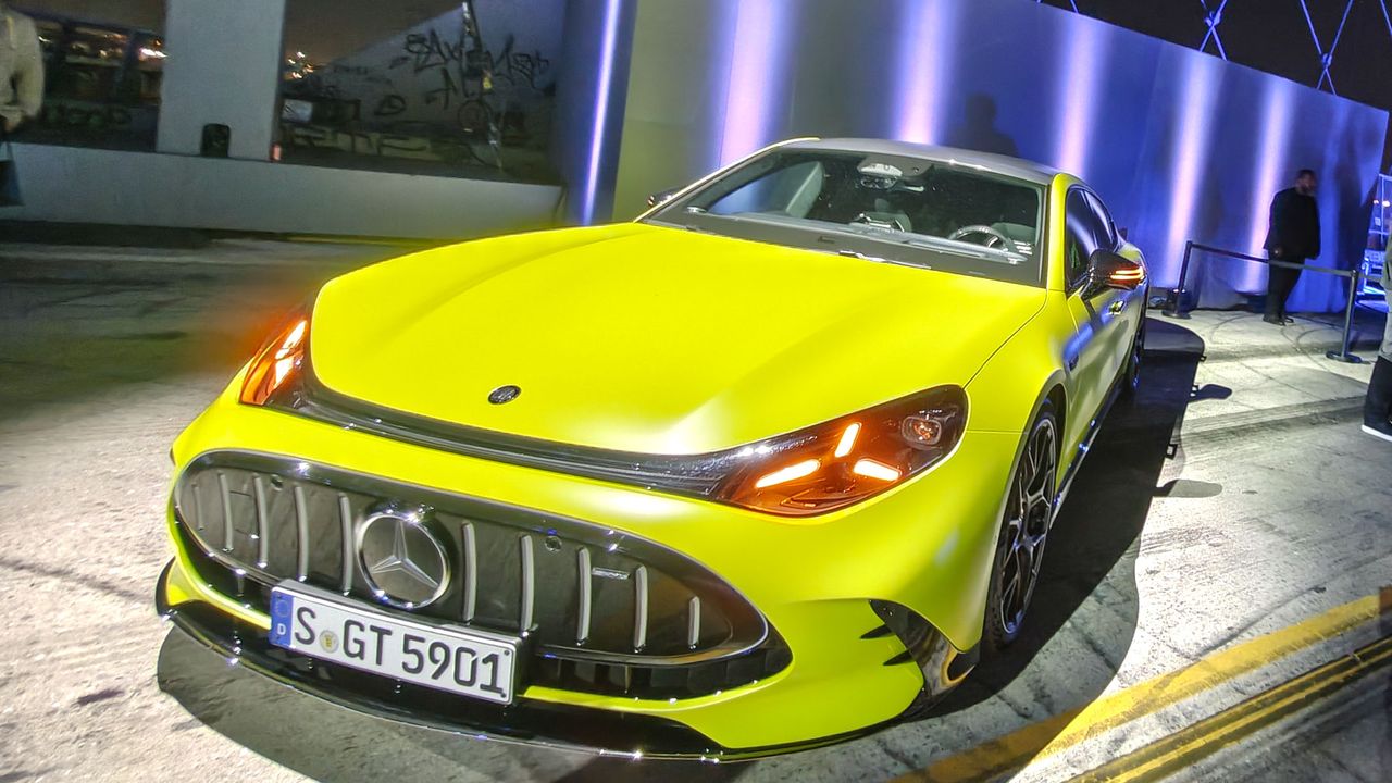 Mercedes-AMG GT 4-Door Coupe test drive.