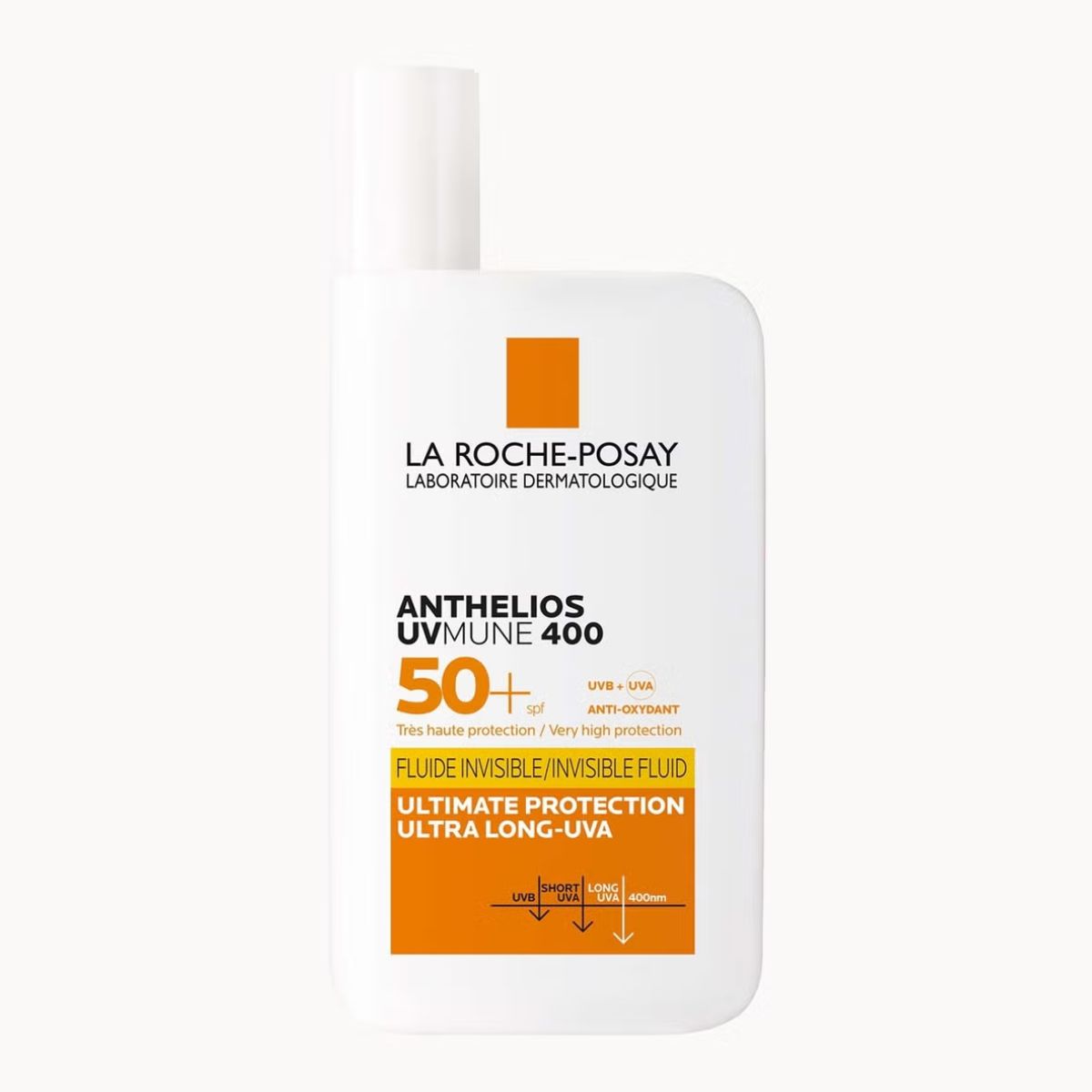 La Roche-Posay , Anthelios Uvmune 400 Invisible Fluid Non-Perfumed Suncream Spf50+