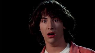 Bill and Ted's Excellent Adventure 1989 featuring Keanu Reeves as Ted.