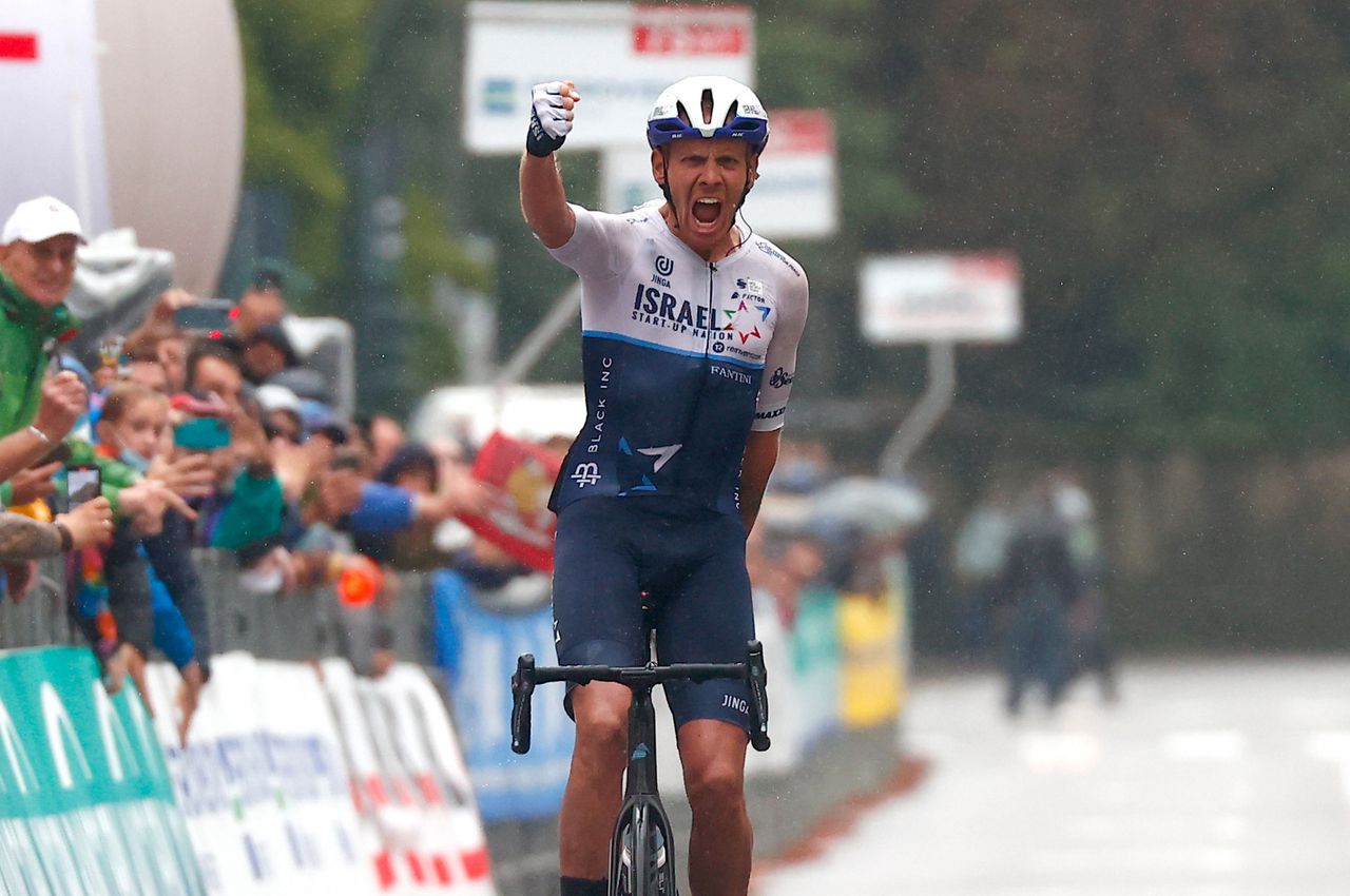 Tre Valli Varesine 2021 100th Edition Busto Arsizio Varese 1967 km 05102021 Alessandro De Marchi ITA Israel StartUp Nation photo Luca BettiniBettiniPhoto2021