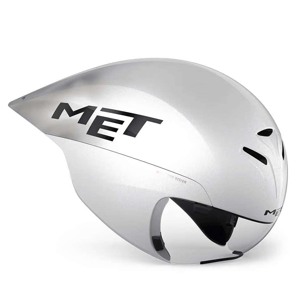 Met Drone Wide Body II Time Trial Helmet In White