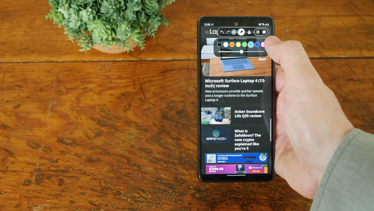 How to record video of an app on Android