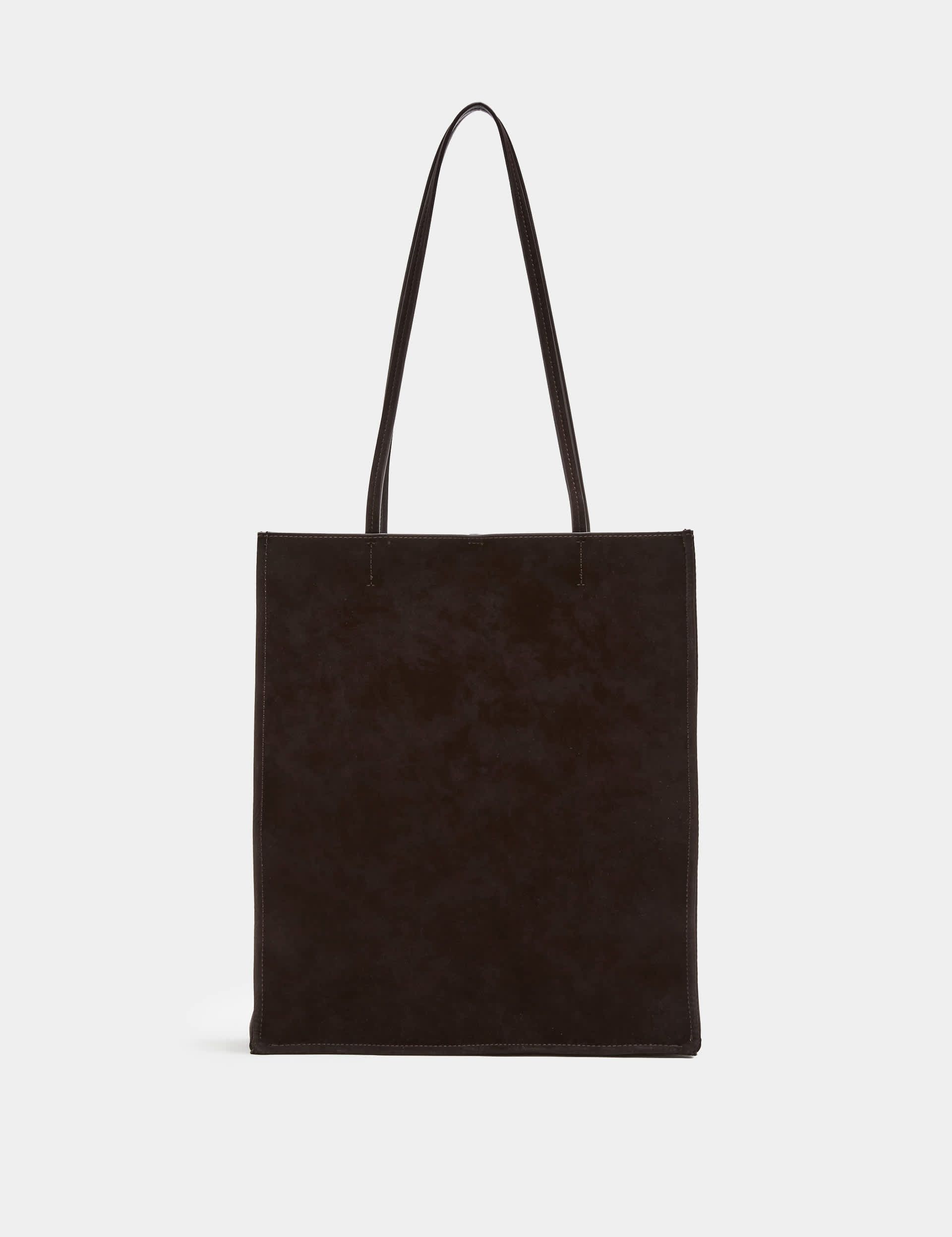 Top Handle Structured Tote Bag