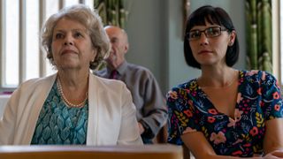 Annabel Scholey and Anne Reid as Ann-Marie Blake and Ann Moore-Martin in The Sixth Commandment coming soon to BBC One and iPlayer