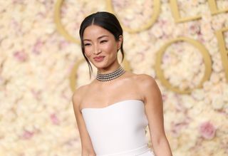 Anna Sawai attends the 82nd Annual Golden Globe Awards at The Beverly Hilton on January 05, 2025 in Beverly Hills, California.