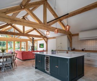 oak frame kitchen diner extension