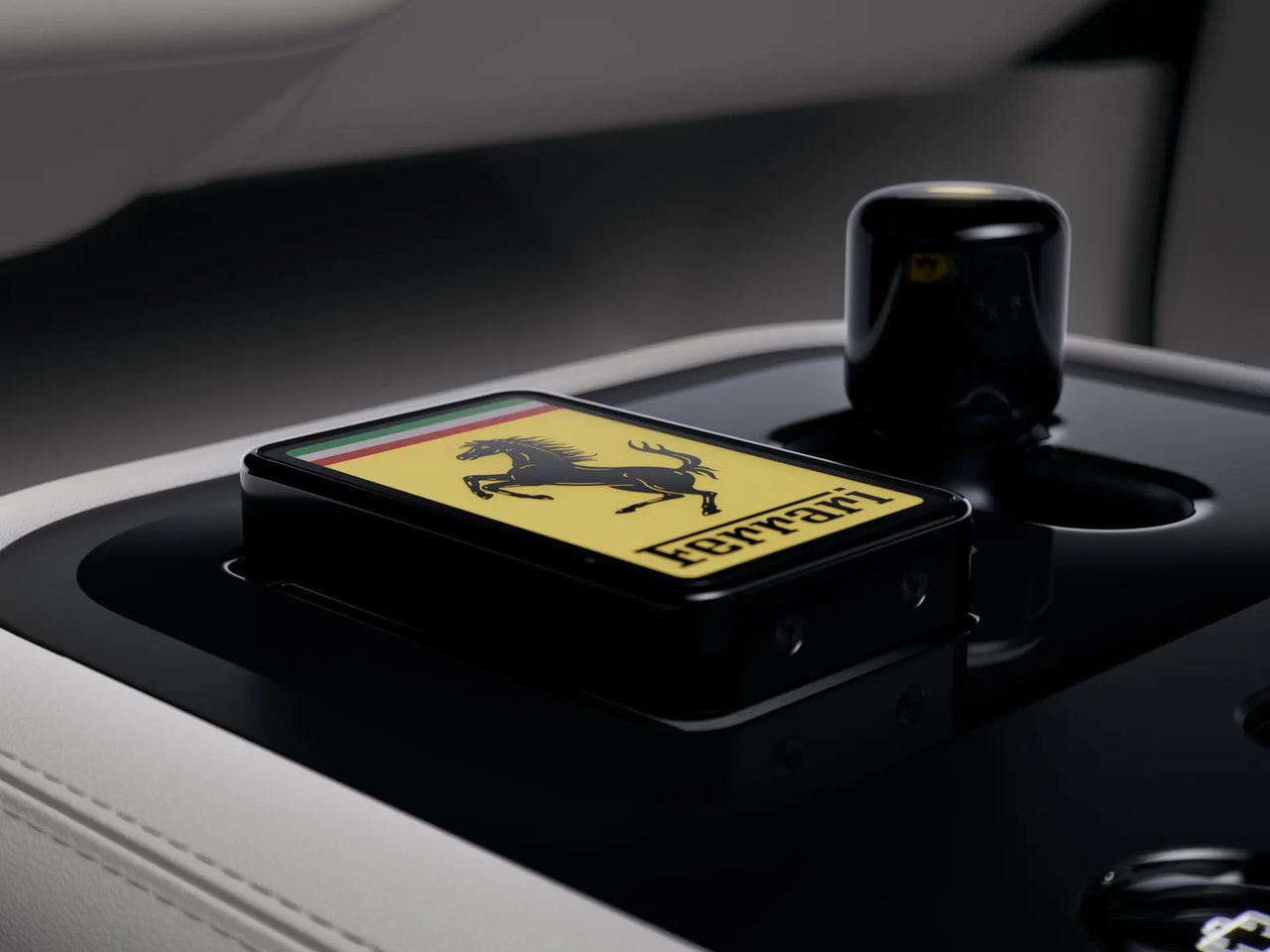 Interior details of Ferrari Luce Chassis 0