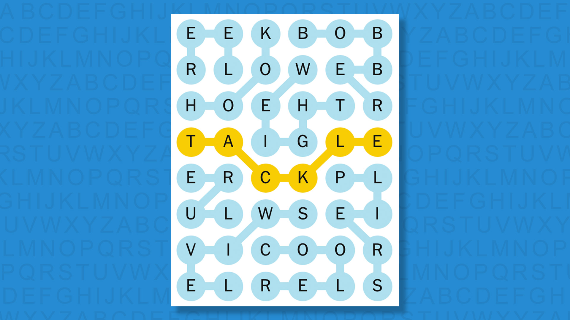 NYT Strands answers for game 787 on a blue background