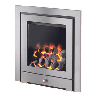 Montana Royale High Efficiency Gas Fire in Chrome