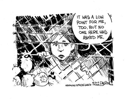 Political cartoon U.S. children family separation immigration Ivanka Trump low point