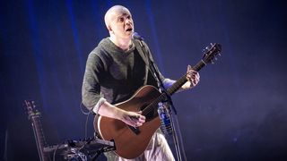 The Canadian singer, songwriter and musician Devin Townsend performs a live acoustic concert at Edderkoppen Scene in Oslo