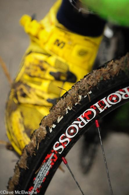 Amanda Miller&rsquo;s wheel before the race