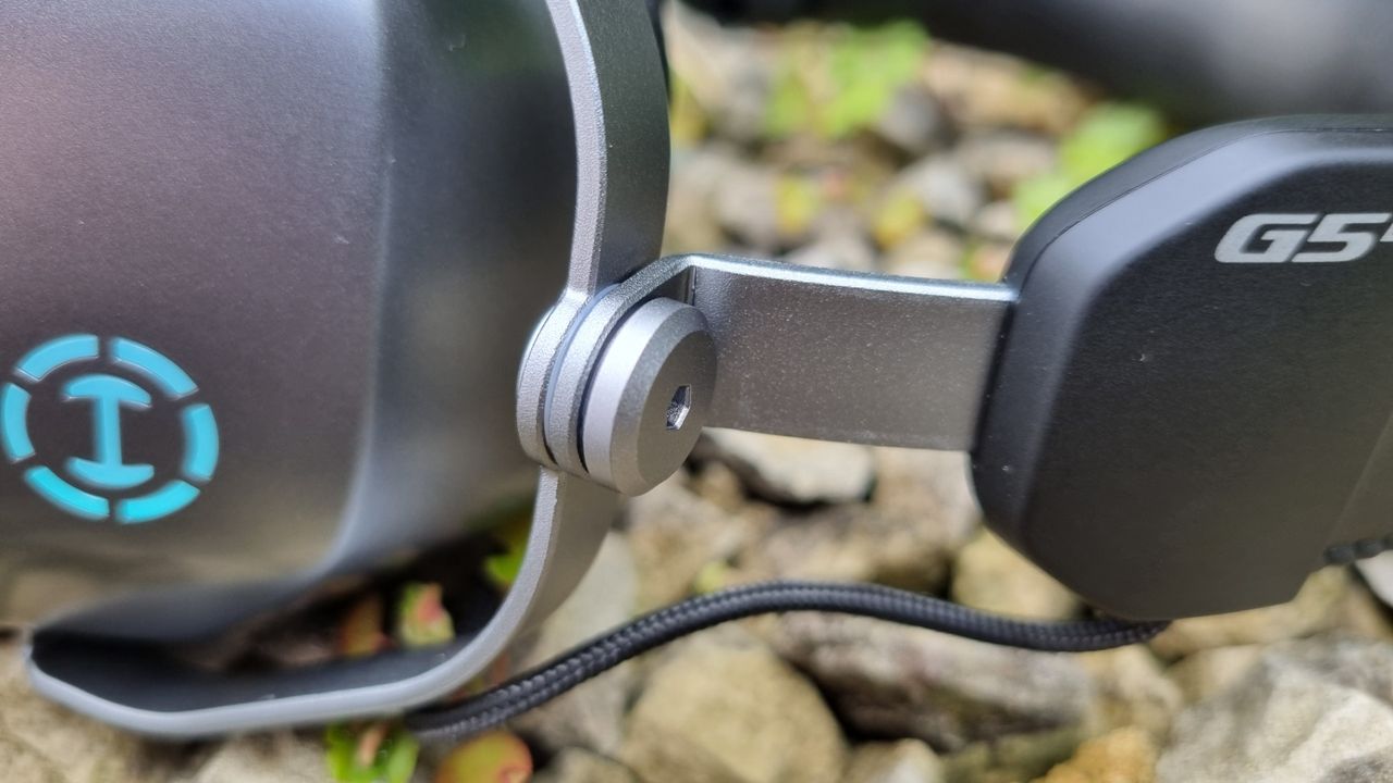 Close up shots of the various features on the Edifier G5 Max gaming headset