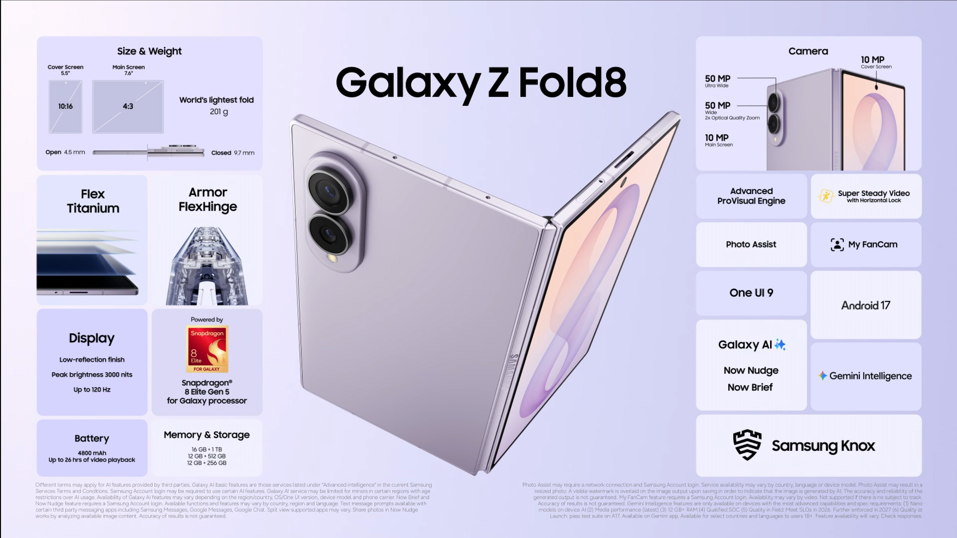Z Fold 8 at Unpacked 2026