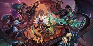 Heroes of the Storm characters brawling