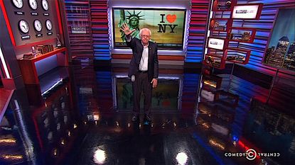 Bernie Sanders drops the mic on The Nightly Show