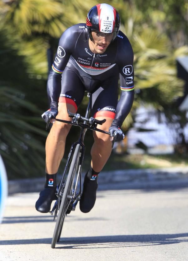 Fabian Cancellara (RadioShack-Nissan) powers to victory.