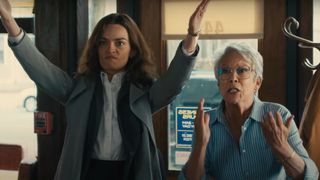 Emma Mackey and Jamie Lee Curtis in Ella McCay