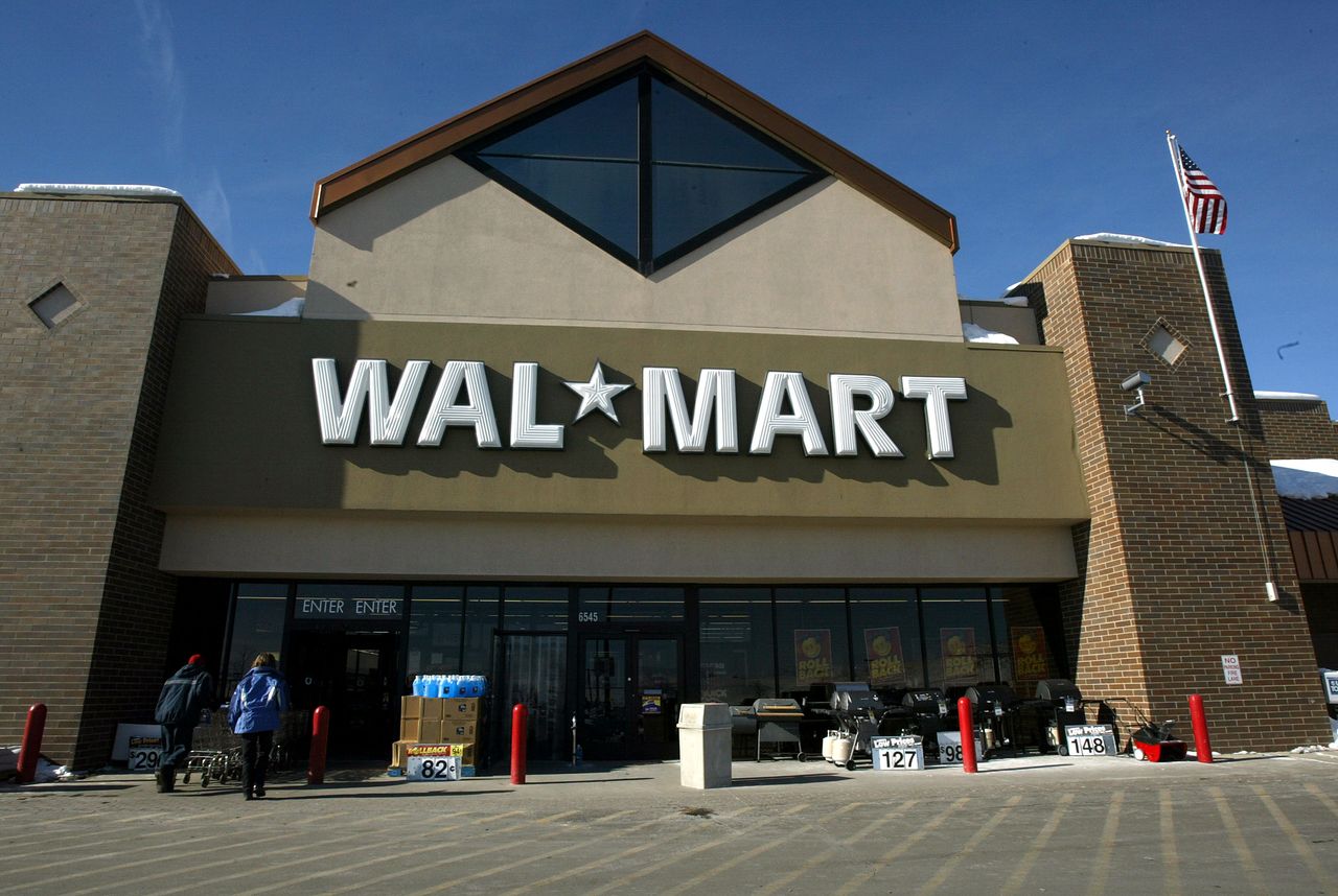 A view of Walmart 