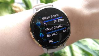 Sleep data on Garmin Venu 3 watch