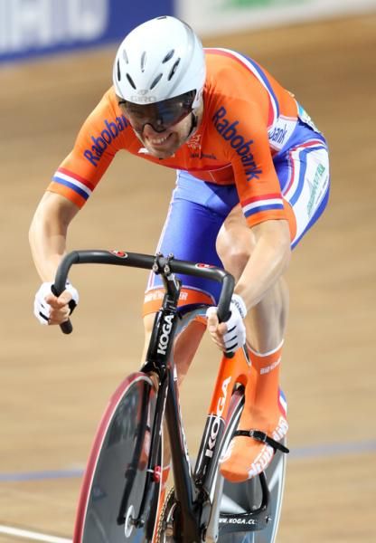 Tim Veldt on home soil and back on track after his recent njury.